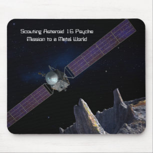 Scouting Mission to Asteroid 16 Psyche Mouse Mat