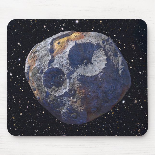 Scouting Mission to Asteroid 16 Psyche Mouse Mat (Front)