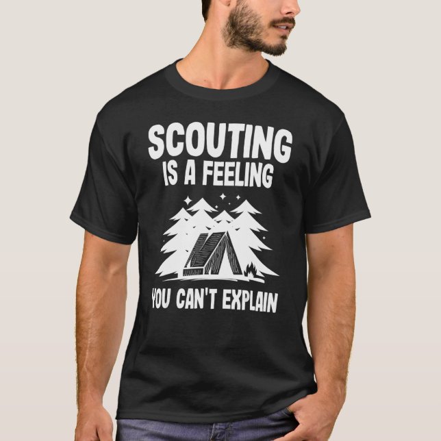Scouting  Scout  Camping T-Shirt (Front)