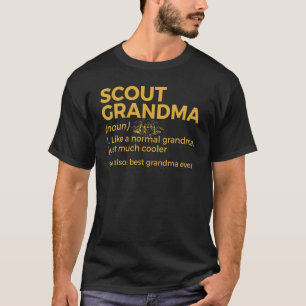 Scouting   Scout Grandma Definition Best Grandma E T-Shirt
