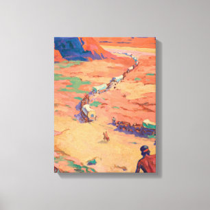 Scouting the Intruders by Maynard Dixon Canvas Print