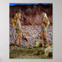 Scouting the route. poster