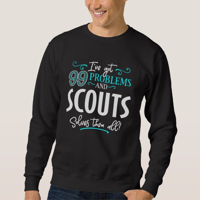 Scouts Design - Scouts Solves Them All Sweatshirt (Front)