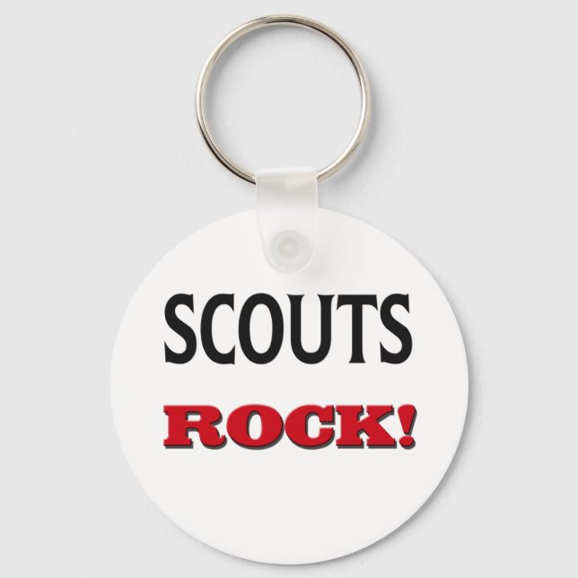 Scouts Rock Key Ring (Front)