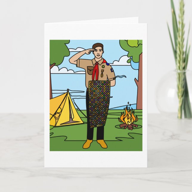 Scouts Survival Nature Nature Card (Front)