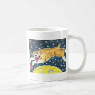 Scouty jumps over the moon coffee mug