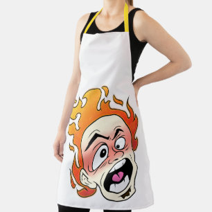 Scovillelicous Fire Head All-Over Print Apron