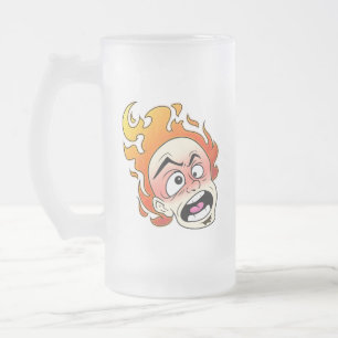 Scovillelicous Fire Head Frosted Glass Mug