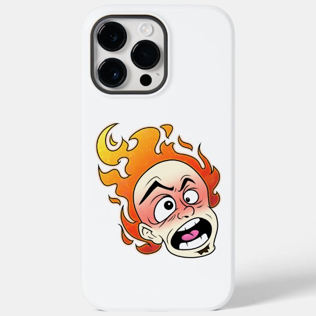 Scovillelicous Fire Head iPhone / iPad case (Back)