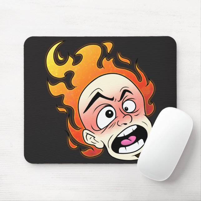 Scovillelicous Fire Head Mousepad (With Mouse)