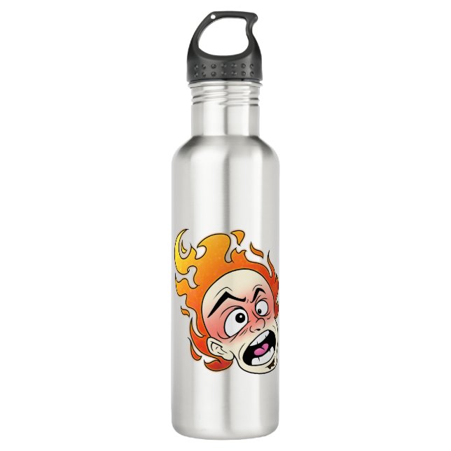Scovillelicous Fire Head Water Bottle (Front)