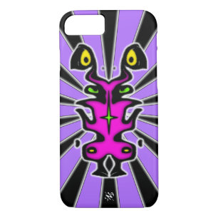 Scowling warthog like creature v2 iPhone 8/7 case