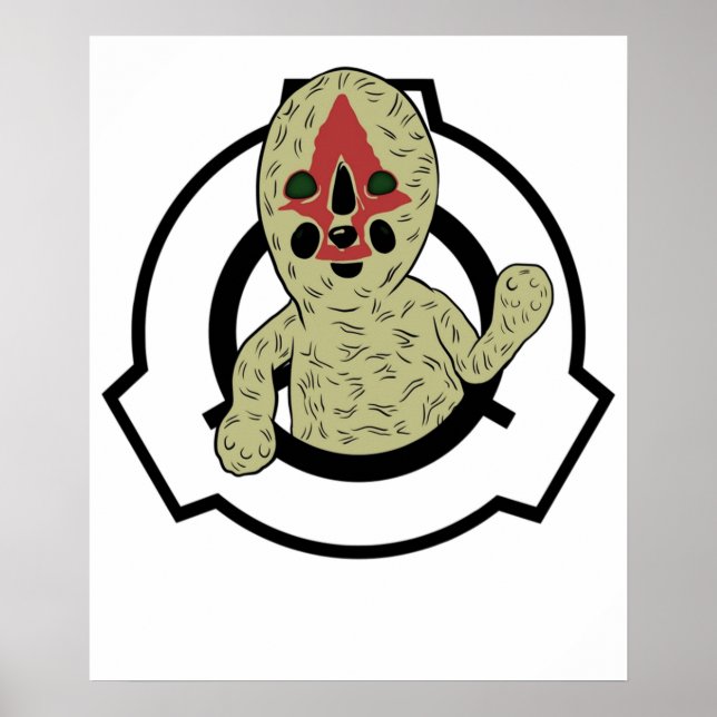 SCP 173 SCP Foundation Peanut The Sculpture Poster (Front)