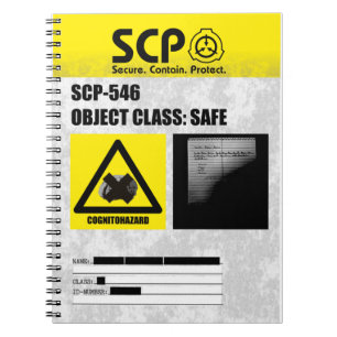 SCP - 546 "A Notebook" Notebook