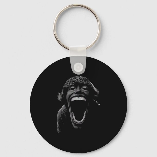Scp 67 Six Seven 6 7 Meme Design 6 7 2  Key Ring (Front)