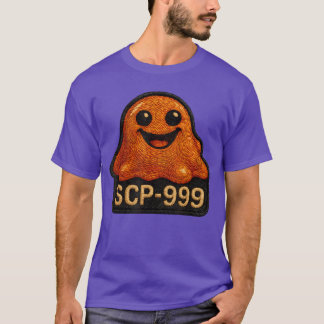 SCP 999 Cute Smiling Orange Creature Patch Style f T-Shirt