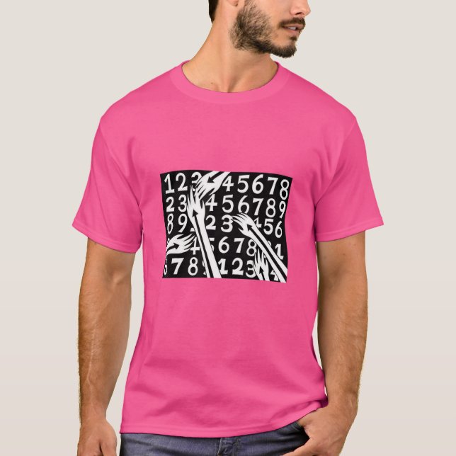 Scp Foundation Scp 033 Missing Numbers T-Shirt (Front)