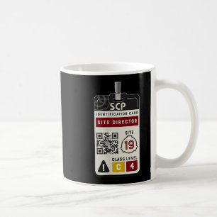 Scp Site Director Id Badge Costume  Coffee Mug