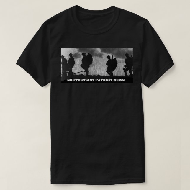 SCPN Lest We Forget T-Shirt (Design Front)