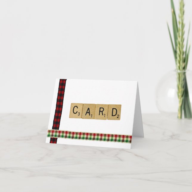 Scrabble Christmas Card (Front)