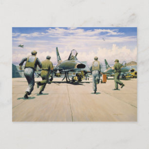 Scramble at Phan Rang by William S. Phillips Postcard