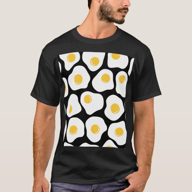 Scrambled Eggs: Quirky Vintage. T-Shirt (Front)