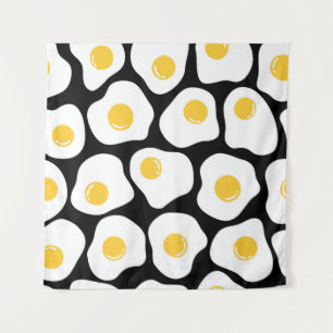 Scrambled Eggs: Quirky Vintage. Tapestry