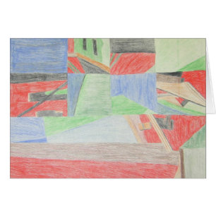 Scrambled scene card