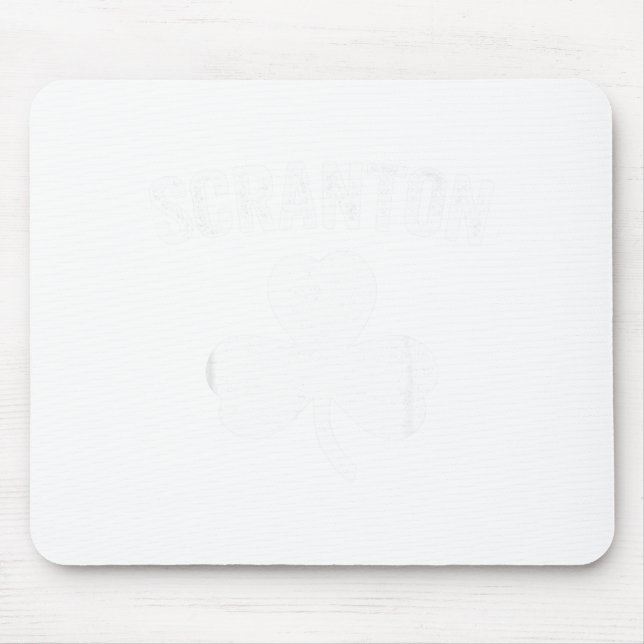 Scranton Irish Shamrock St. Patrick's Day Parade P Mouse Mat (Front)