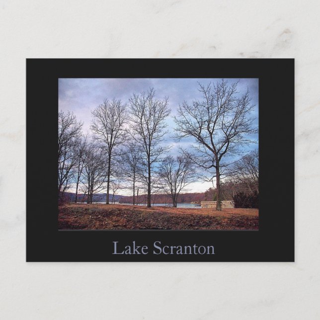 Scranton- Lake Scranton Postcard (Front)