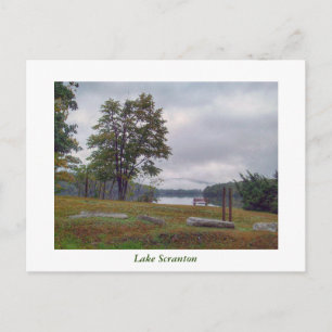 Scranton, PA Lake Scranton Post Card-Mountain Mist Postcard