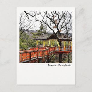 Scranton PA Postcard-Nay Aug Park Tree House Postcard