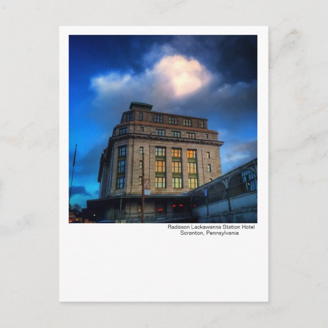Scranton,PA -Radisson Lackawanna Station Hotel Postcard (Front)