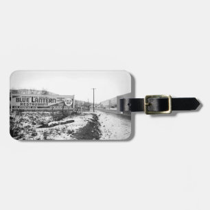 SCRANTON PENNSYLVANIA BLUE LANTERN RESTAURANT LUGGAGE TAG