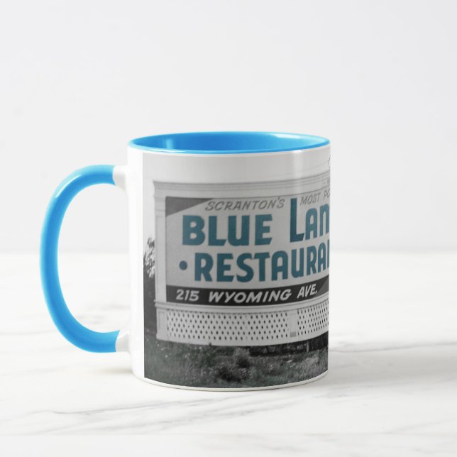 SCRANTON PENNSYLVANIA BLUE LANTERN RESTAURANT MUG (Left)