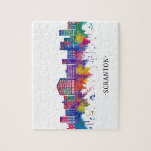 Scranton Pennsylvania Skyline Jigsaw Puzzle