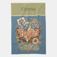 Scrap Basket Queen Quilter Cottagecore