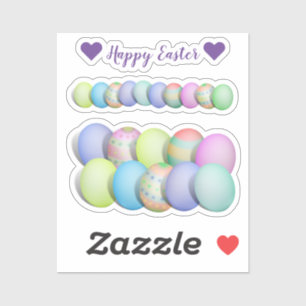 Scrap Booking Coloured Eggs Easter