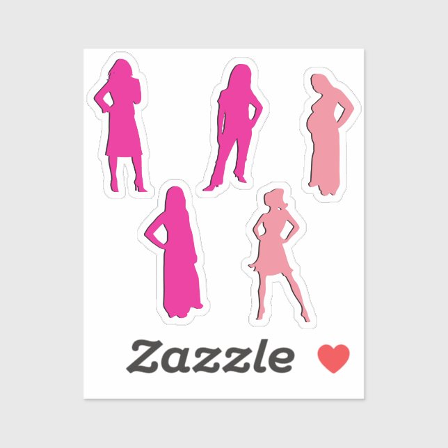 Scrap Booking Women's Silhouette (Sheet)
