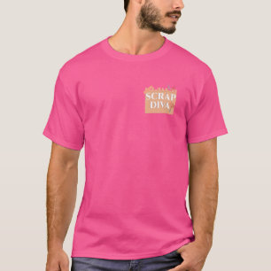 Scrap Diva Crafting Scrapbooking Minimalist T-Shirt