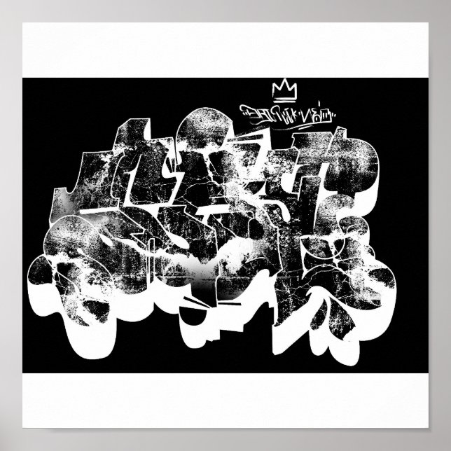 scrap graffiti Posters (Front)