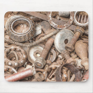 Scrap iron mouse pad