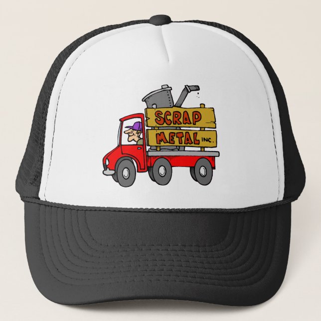 Scrap Metal Collector Trucker Hat (Front)