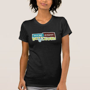 Scrap Paper Scizzors Ringer T-Shirt