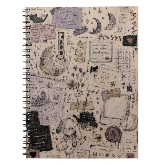 scrapbook aesthetic, vintage journal  (Front)