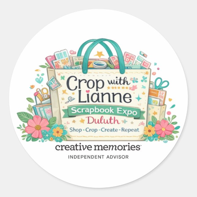 Scrapbook Expo Sheet Stickers 2026 (Front)