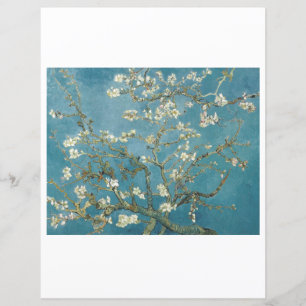 SCRAPBOOK PAPER : VAN GOGH : ALMOND BLOSSOM