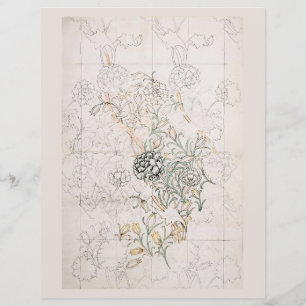 SCRAPBOOK PAPER : WILLIAM MORRIS : WILD TULIP