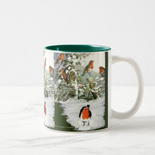Scrapbook Robins Mug