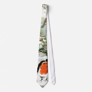 Scrapbook Robins Tie
